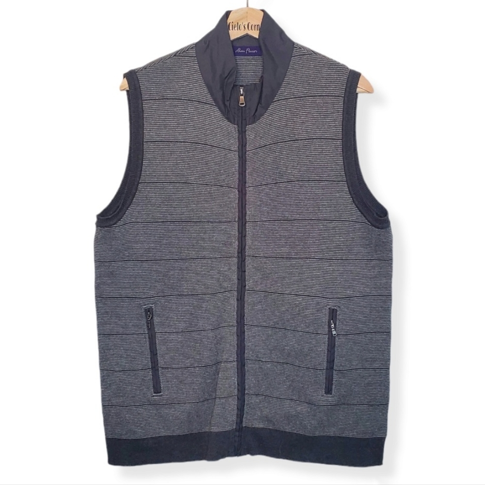 Alan Flusser Gray Golf Vest Medium